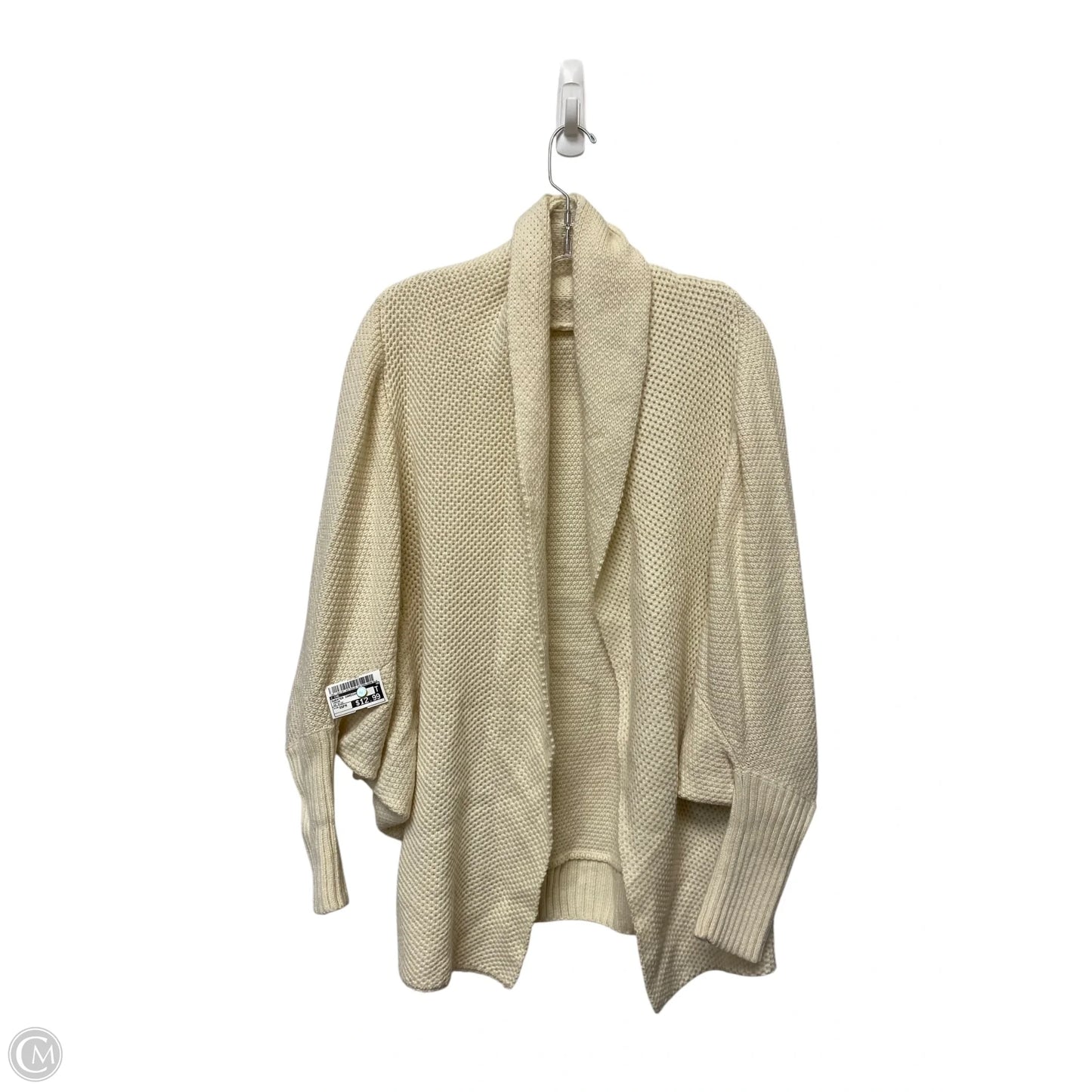 Sweater Cardigan By Cme In Cream, Size: Osfm