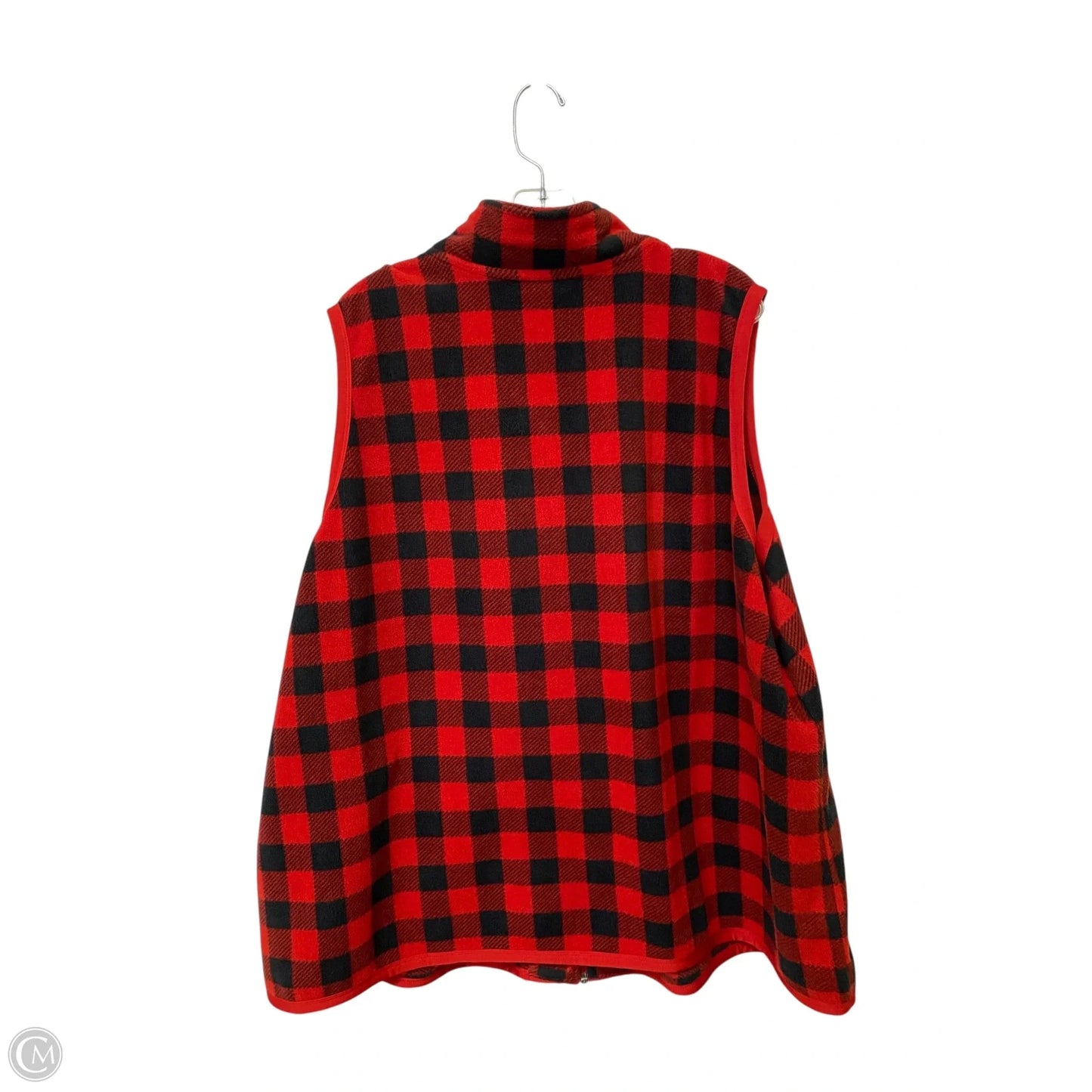 Vest Fleece By Woman Within In Red, Size: 2x