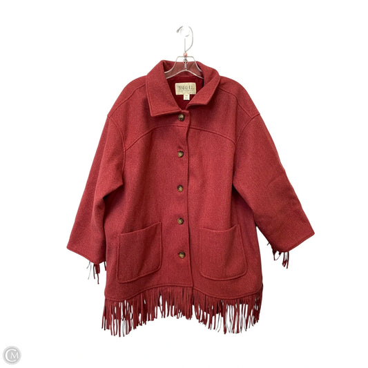 Coat Other By Cmc In Red, Size: 1x
