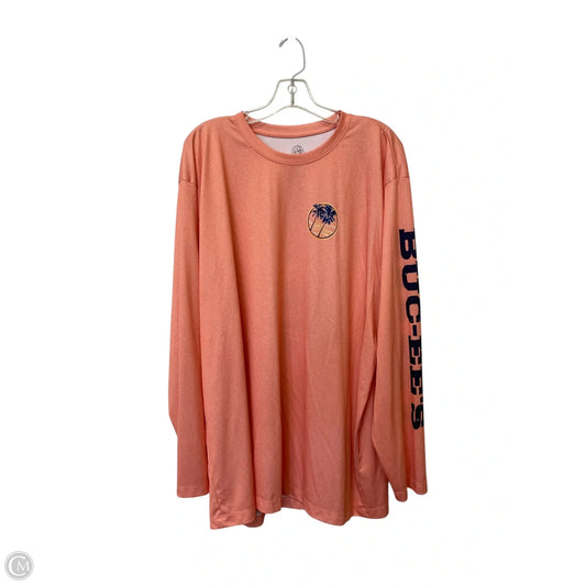 Athletic Top Long Sleeve Crewneck By Cme In Pink, Size: 3x
