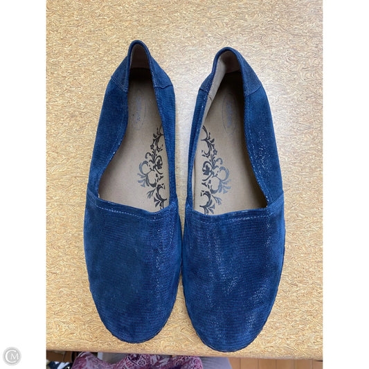 Shoes Flats By Aetrex In Blue, Size: 10