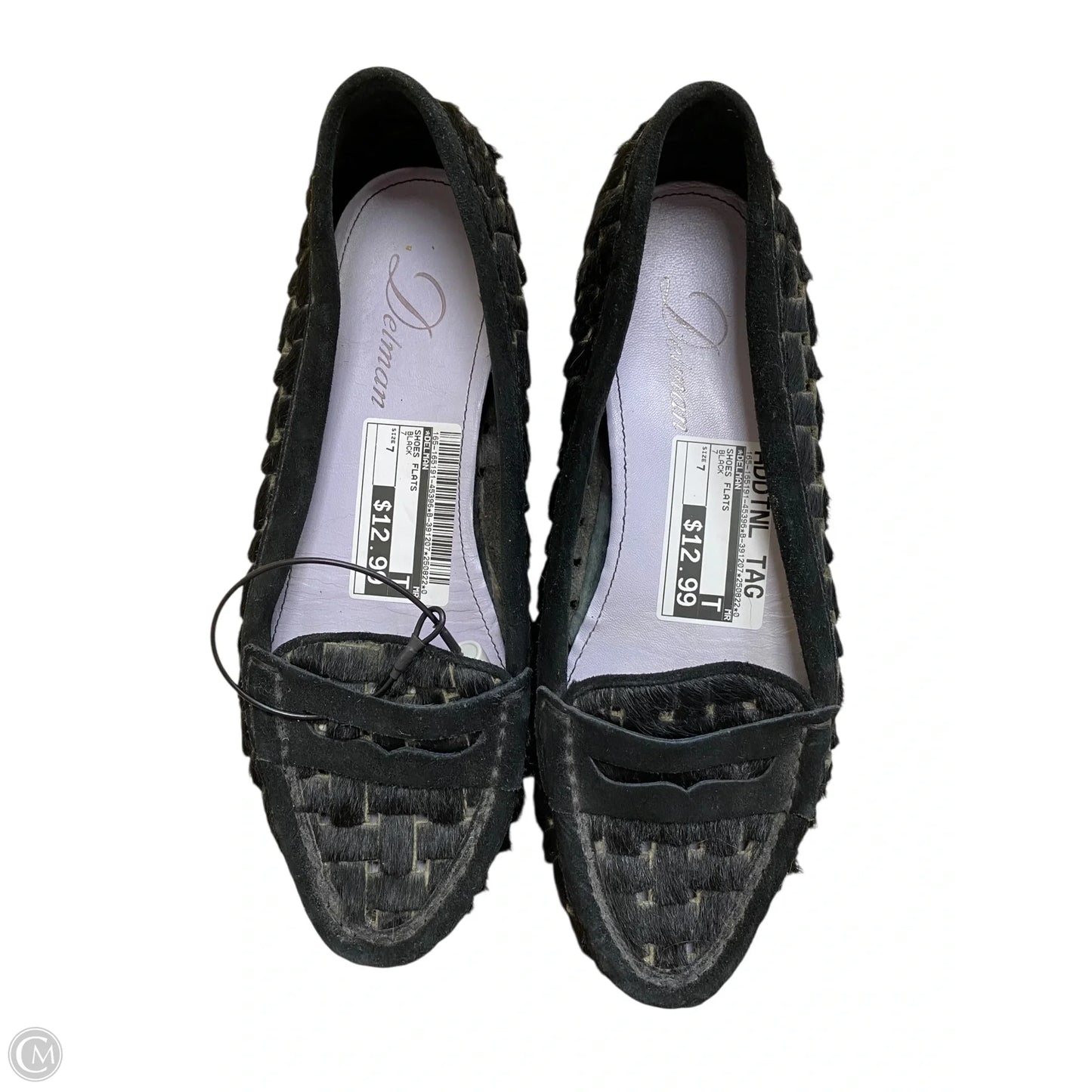 Shoes Flats By Delman In Black, Size: 7