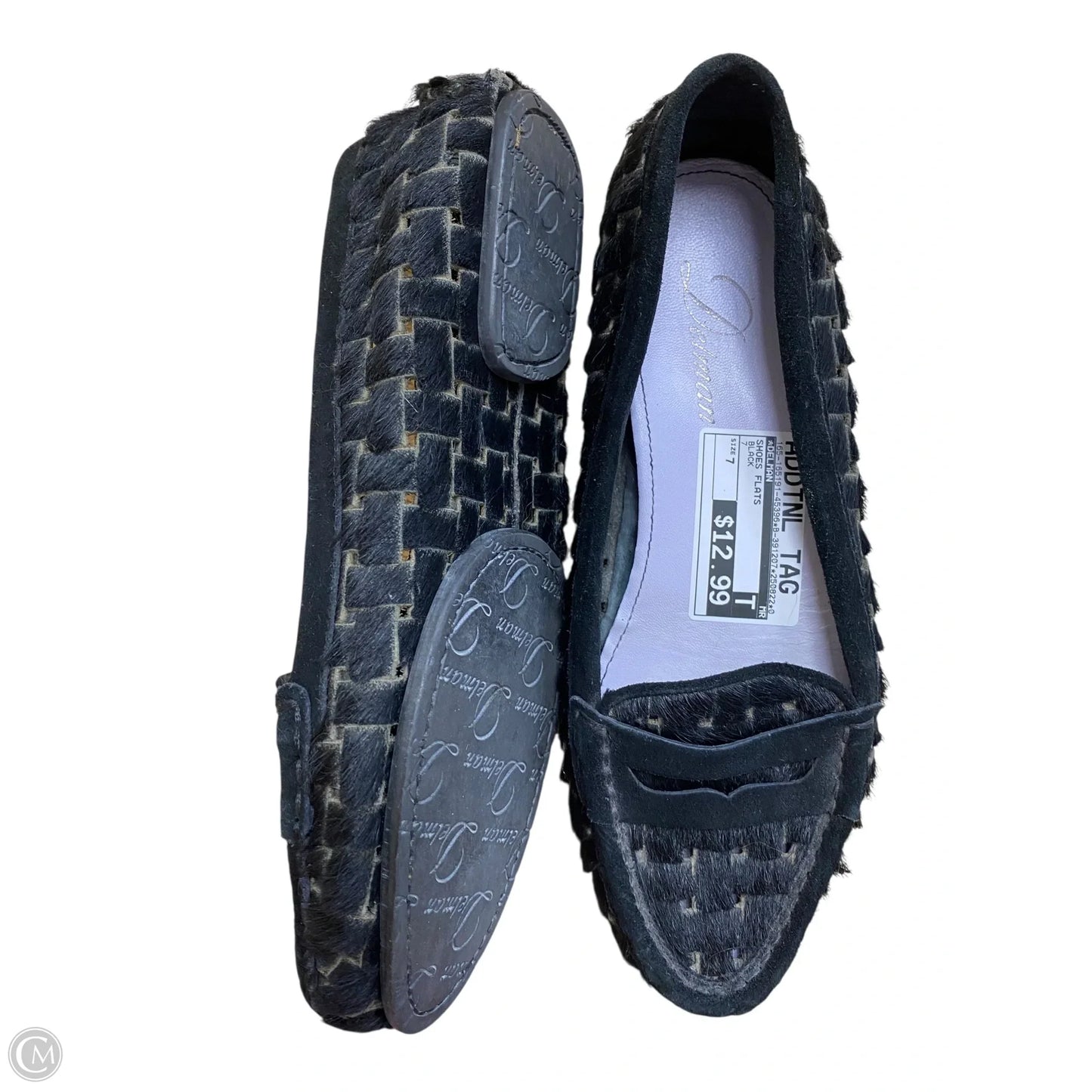 Shoes Flats By Delman In Black, Size: 7