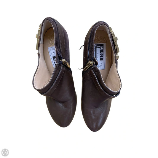 Shoes Heels Stiletto By Vince Camuto In Bronze, Size: 7.5
