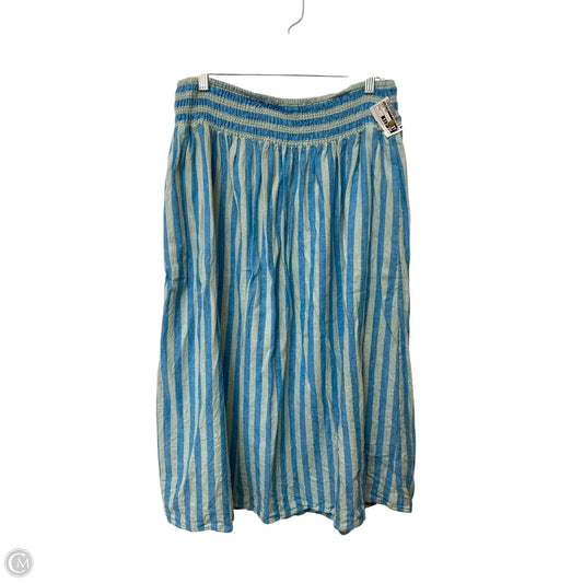 Skirt Maxi By A New Day In Blue, Size: M