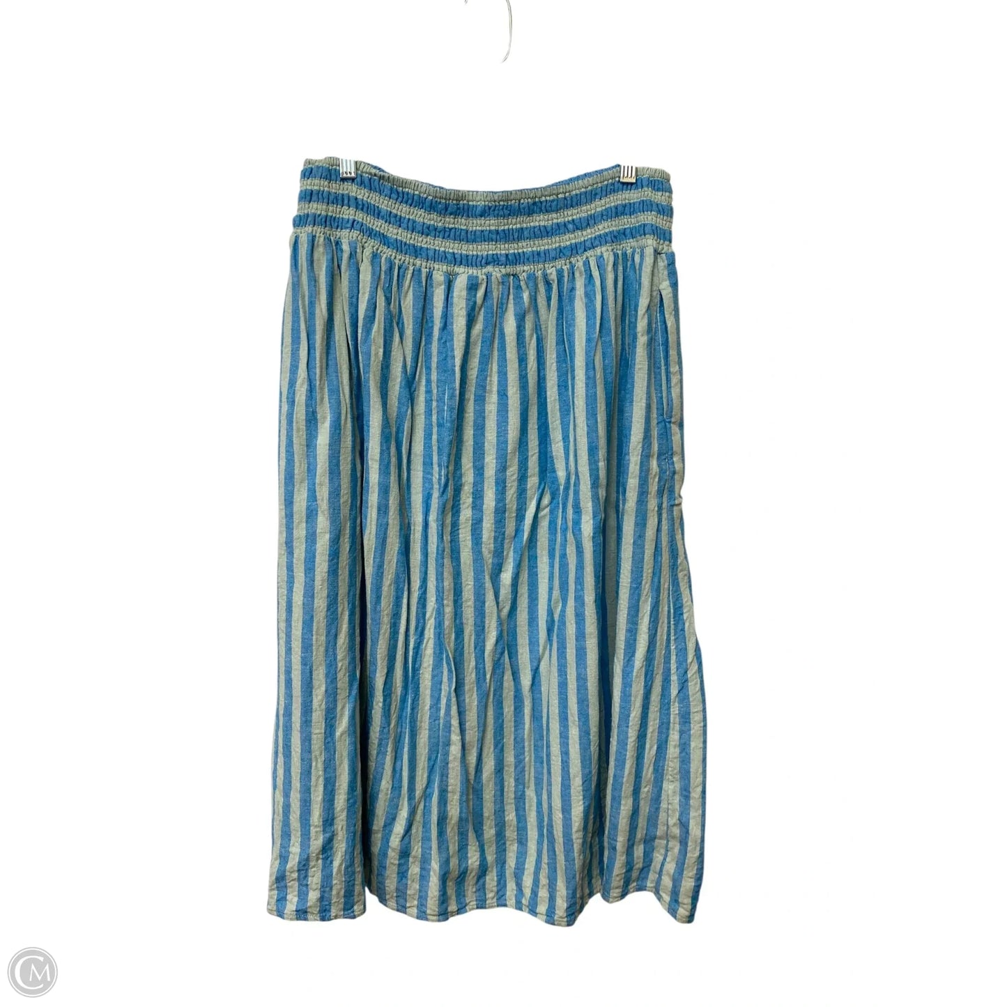 Skirt Maxi By A New Day In Blue, Size: M