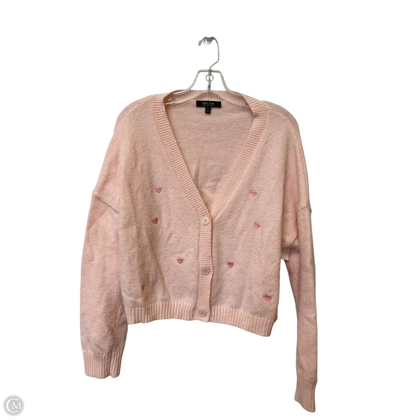 Cardigan By Cmf In Pink, Size: Xl