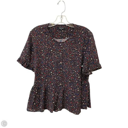 Top Short Sleeve By Madewell In Multi-colored, Size: M