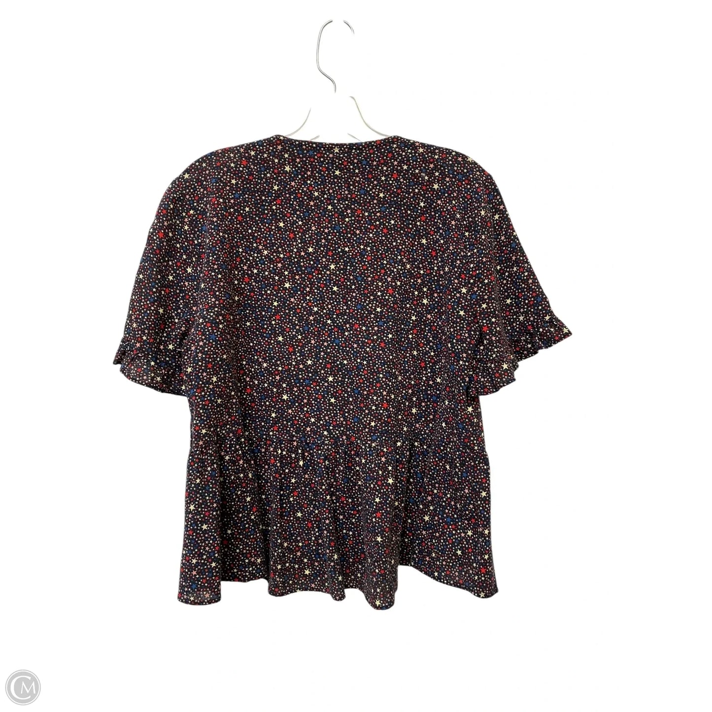 Top Short Sleeve By Madewell In Multi-colored, Size: M