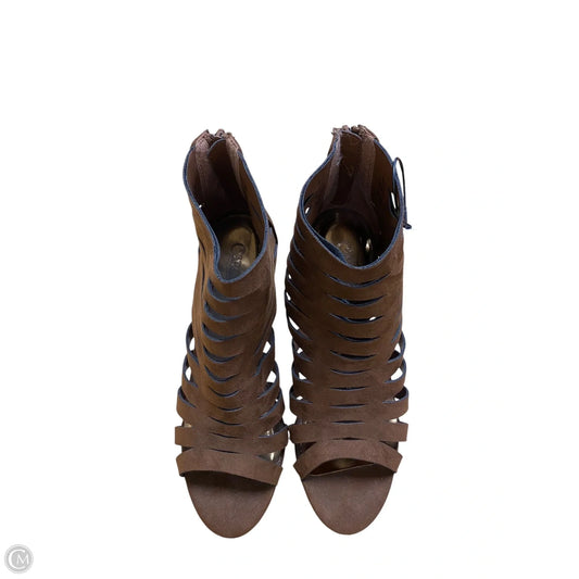 Shoes Heels Block By Carlos By Carlos Santana In Brown, Size: 8.5