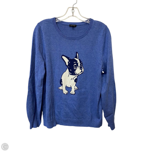 Top Long Sleeve By Talbots In Blue, Size: M