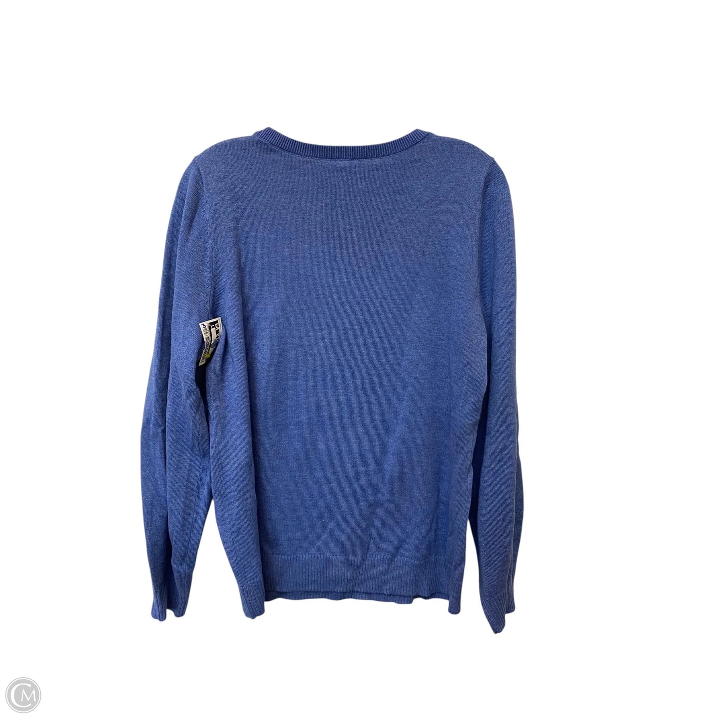Top Long Sleeve By Talbots In Blue, Size: M