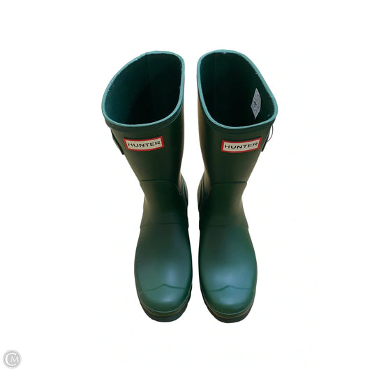 Boots Rain By Hunter In Green, Size: 8