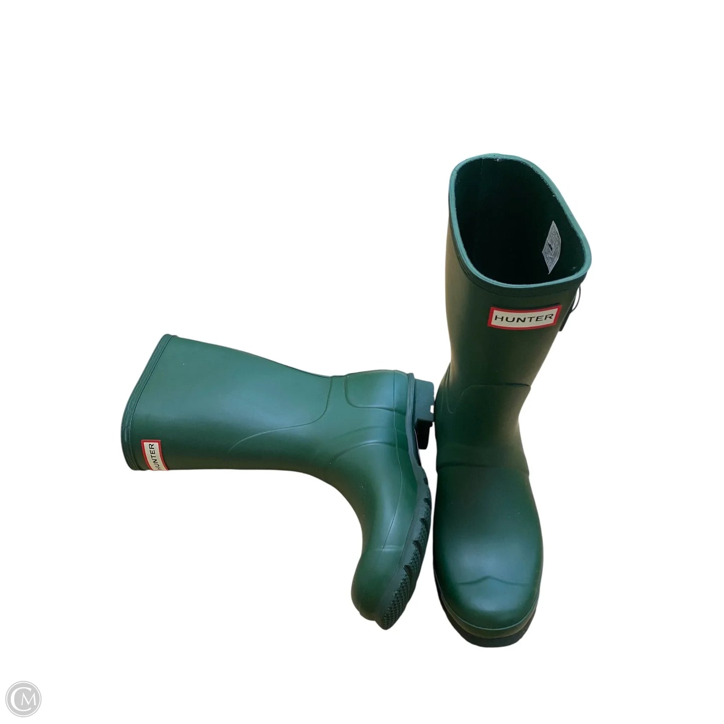 Boots Rain By Hunter In Green, Size: 8