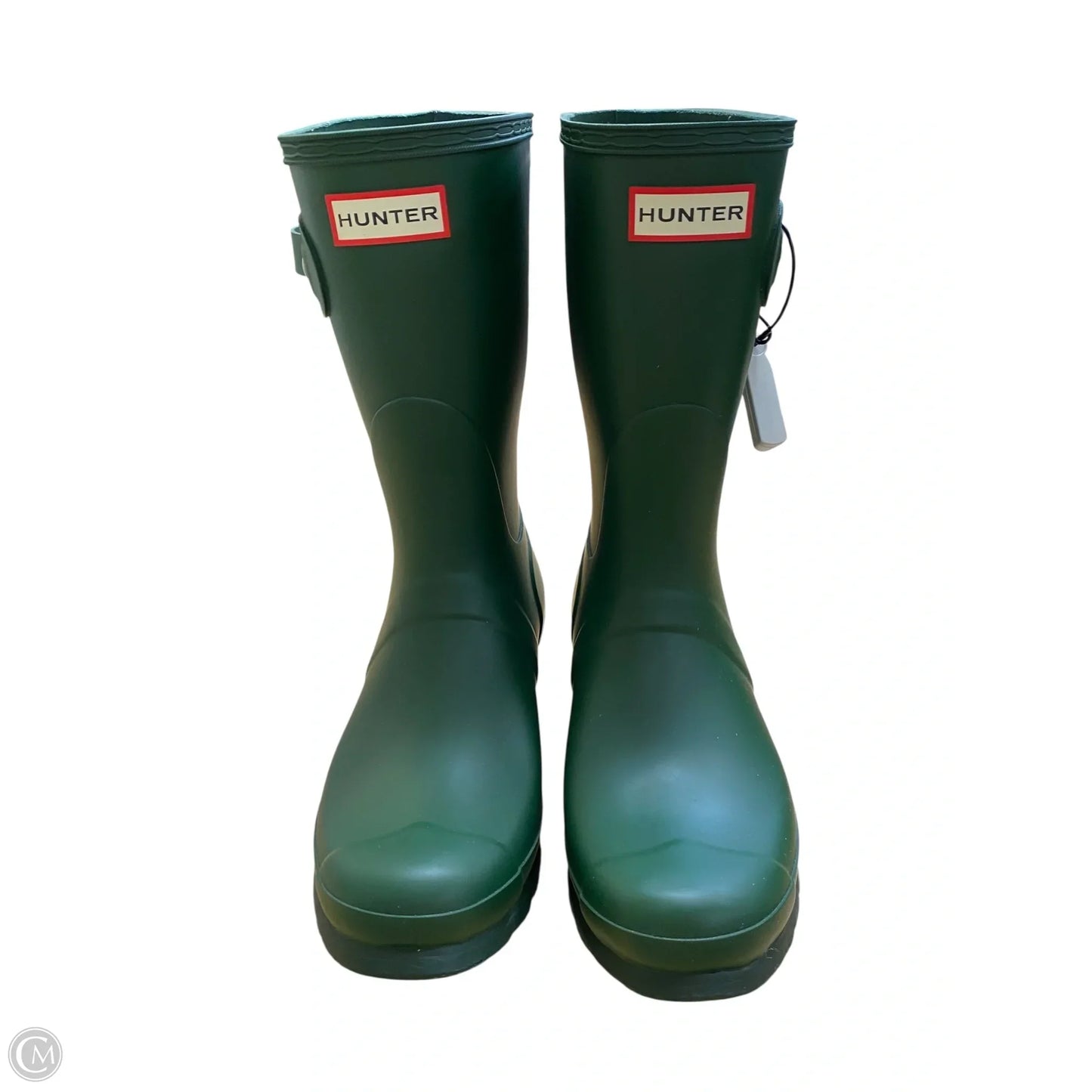 Boots Rain By Hunter In Green, Size: 8
