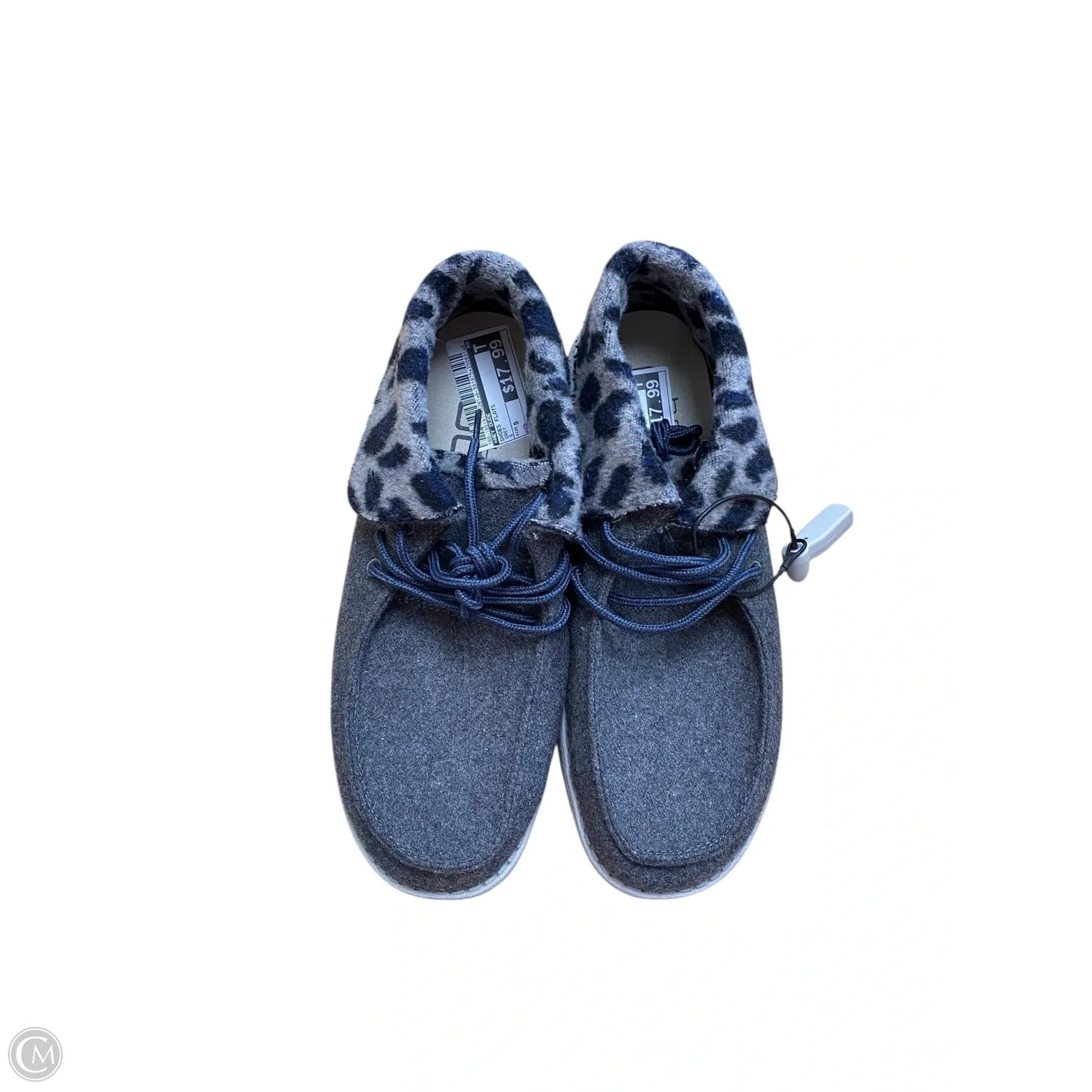 Shoes Flats By Hey Dude In Grey, Size: 9