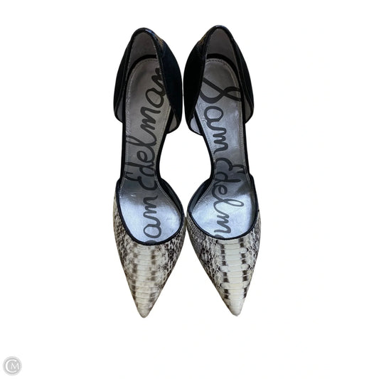 Shoes Heels Stiletto By Sam Edelman In Snakeskin Print, Size: 7