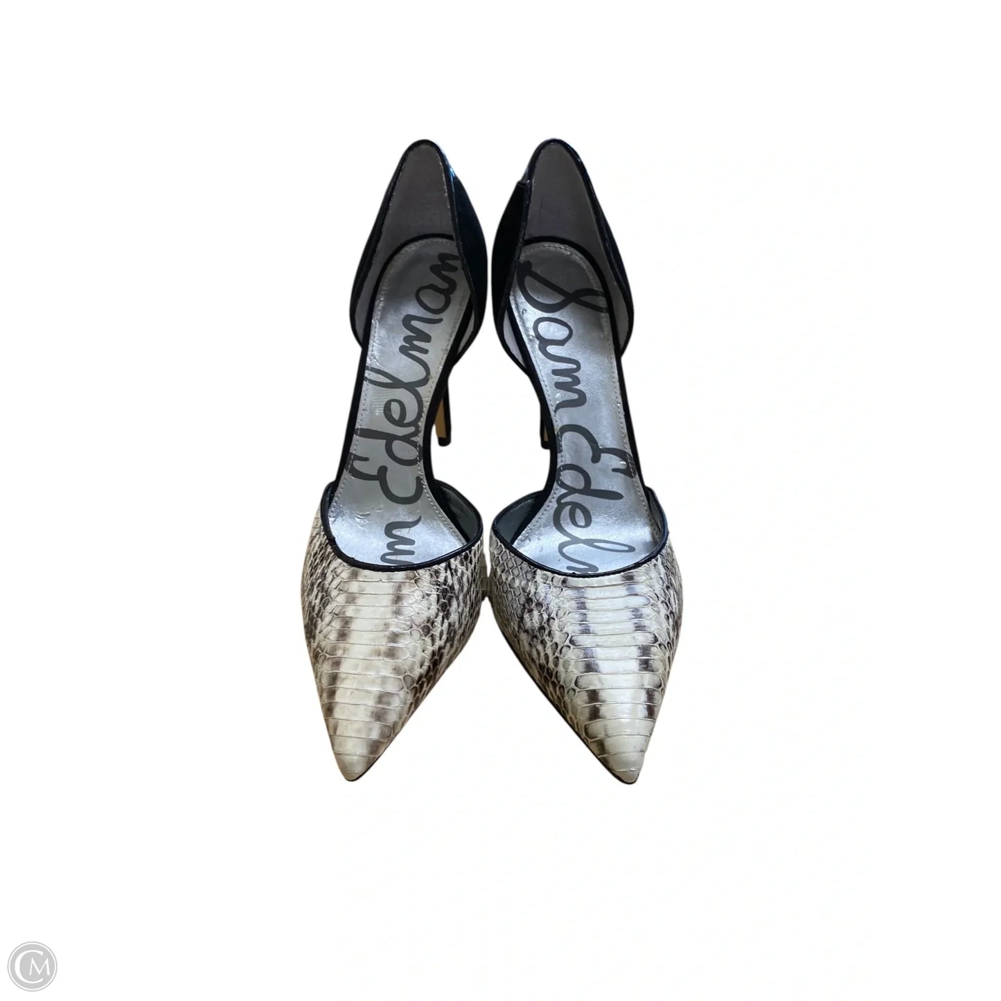 Shoes Heels Stiletto By Sam Edelman In Snakeskin Print, Size: 7