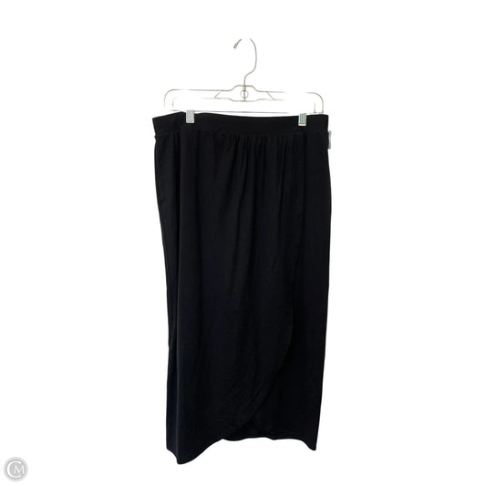Skirt Maxi By Garnet Hill In Black, Size: L