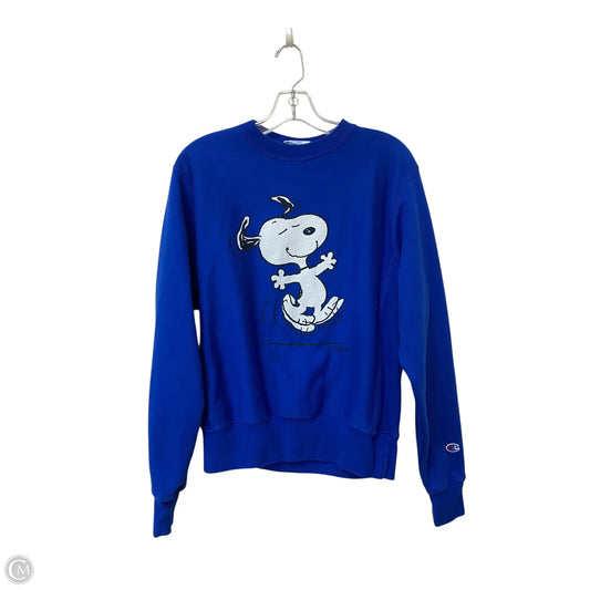 Sweatshirt Crewneck By Champion In Blue, Size: S