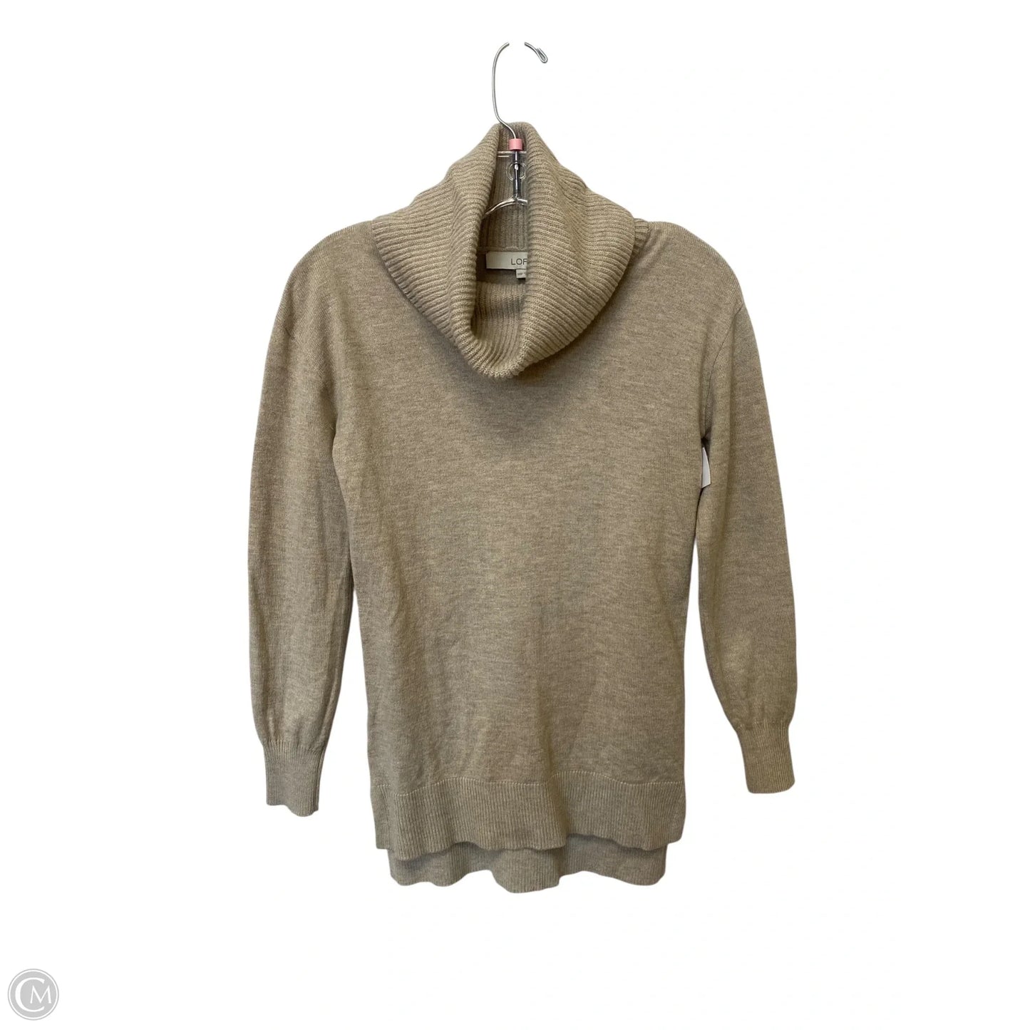 Sweater By Loft In Tan, Size: Xxsp