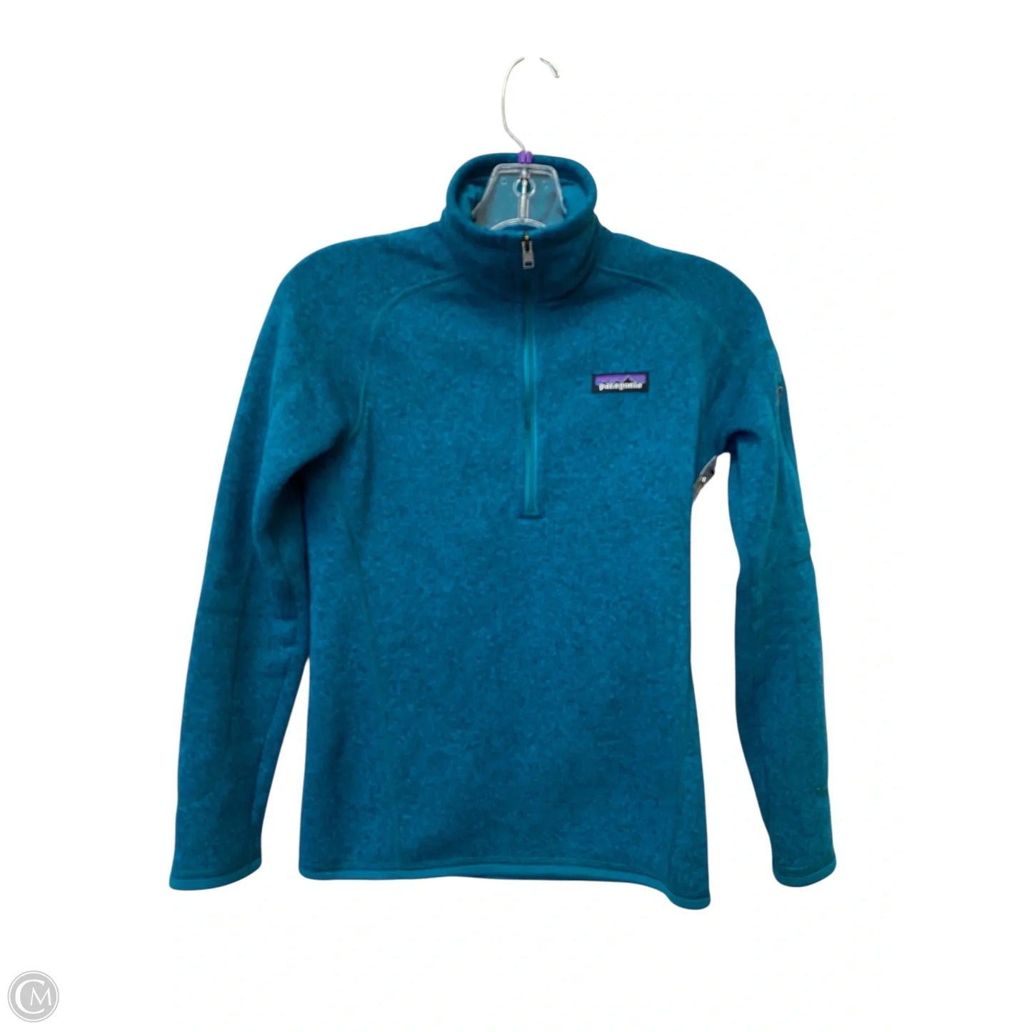 Jacket Fleece By Patagonia In Blue, Size: Xxs
