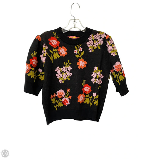 Sweater Short Sleeve By Thml In Floral Print, Size: S