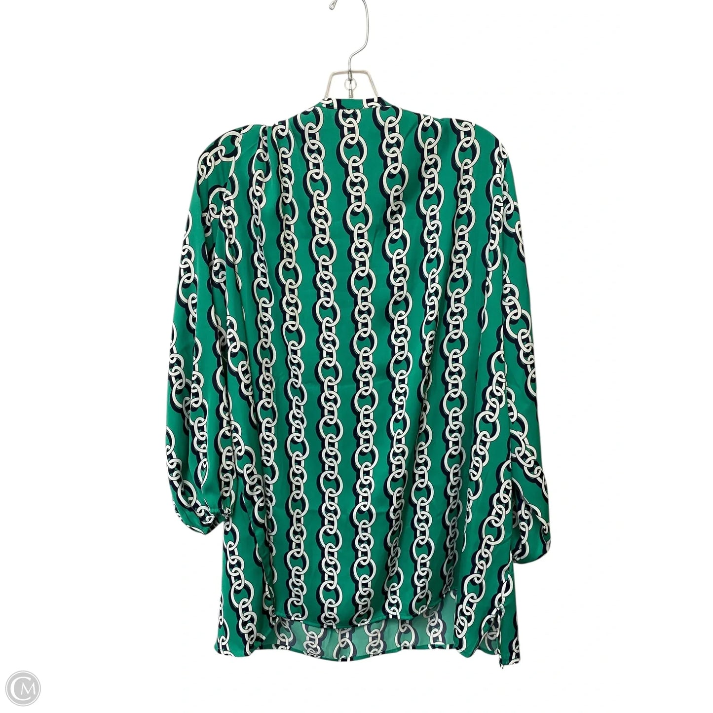 Top Long Sleeve By Cme In Green, Size: 2x