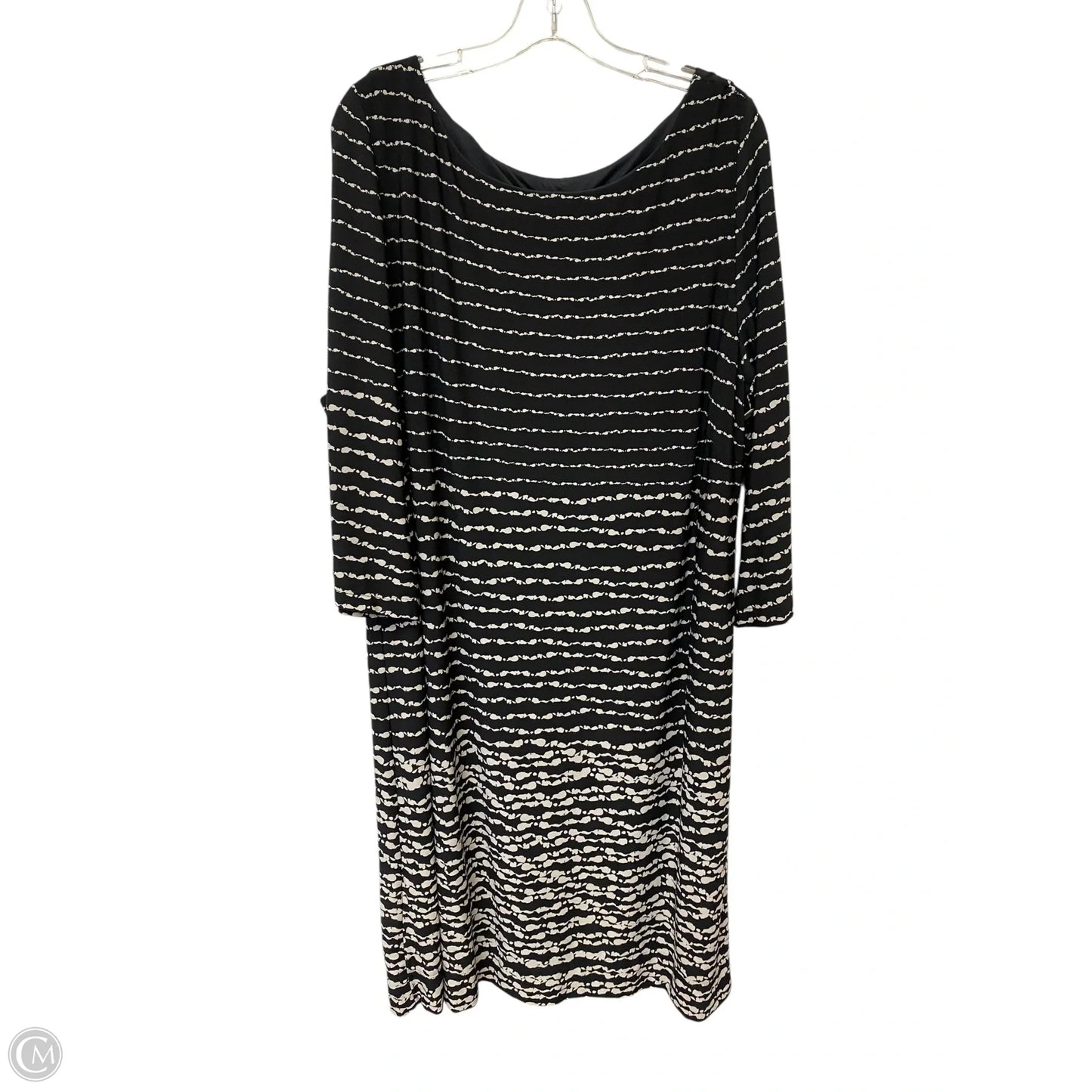 Dress Casual Midi By Taylor In Black, Size: 20