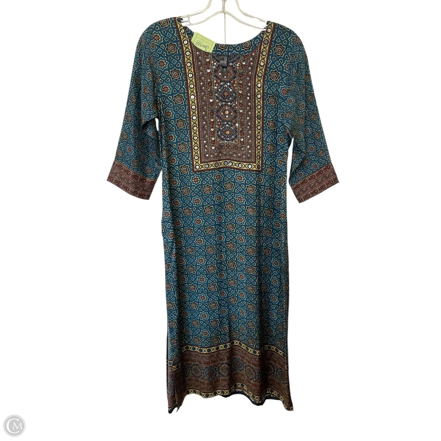 Dress Casual Midi By Cme In Multi-colored, Size: M