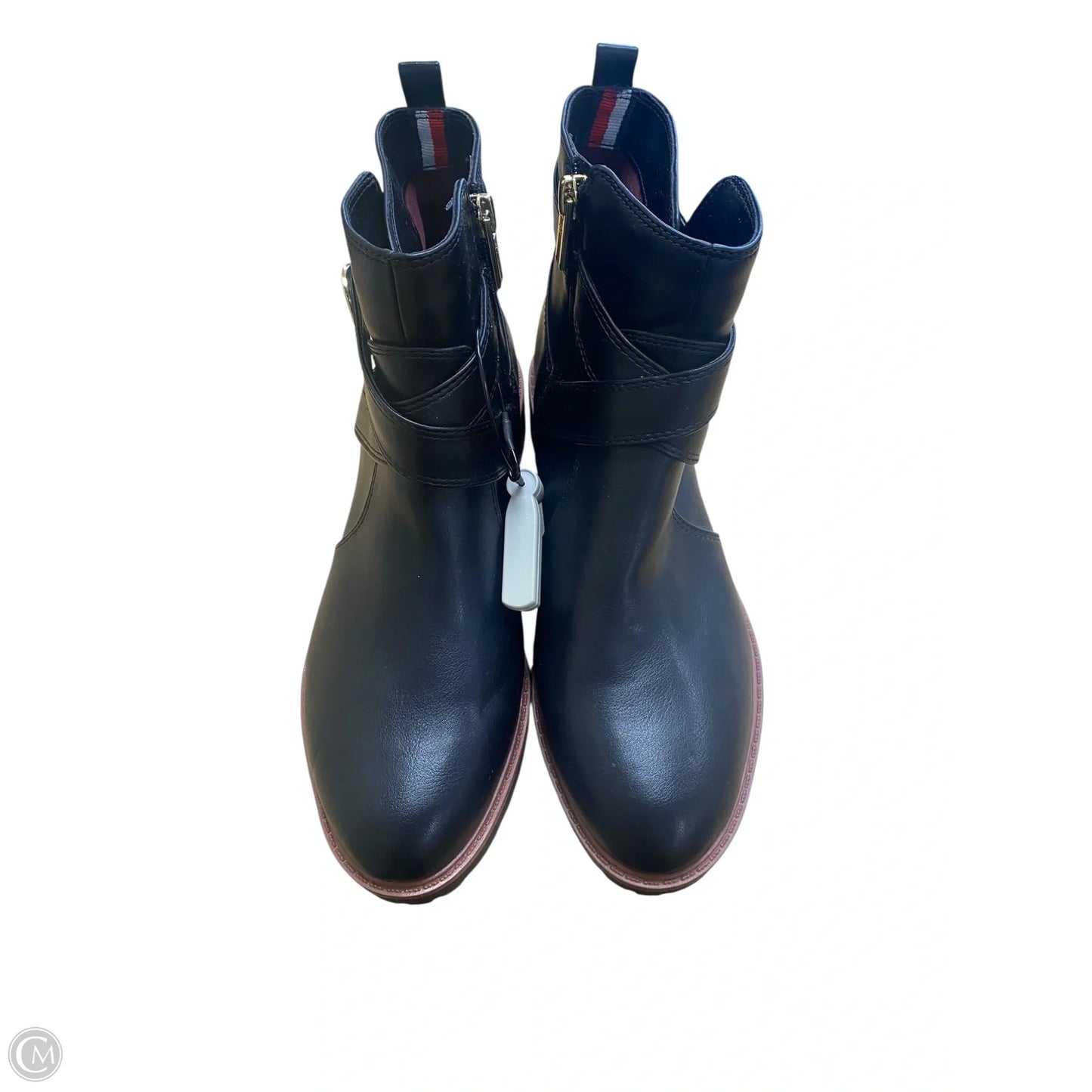 Boots Ankle Flats By Tommy Hilfiger In Black, Size: 7