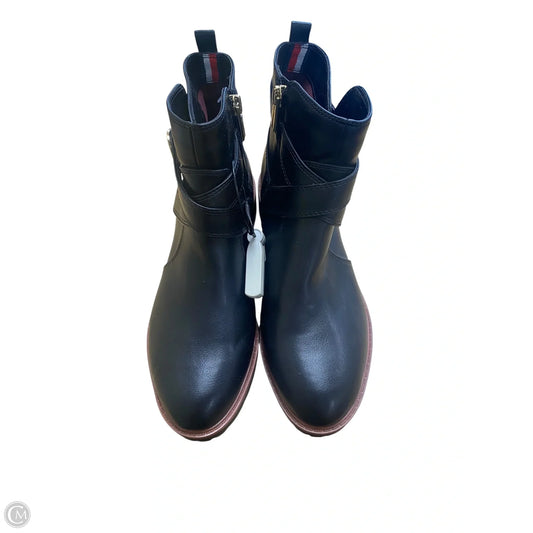 Boots Ankle Flats By Tommy Hilfiger In Black, Size: 7