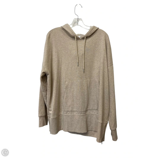 Sweatshirt Hoodie By Nine West In Tan, Size: Xxl