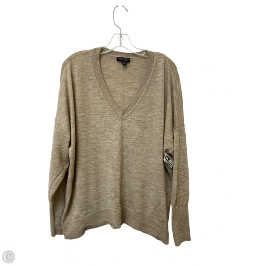 Top Long Sleeve By Banana Republic In Brown, Size: Xxl