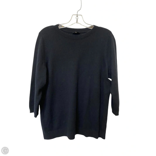 Sweater Cashmere By Talbots In Black, Size: 1x