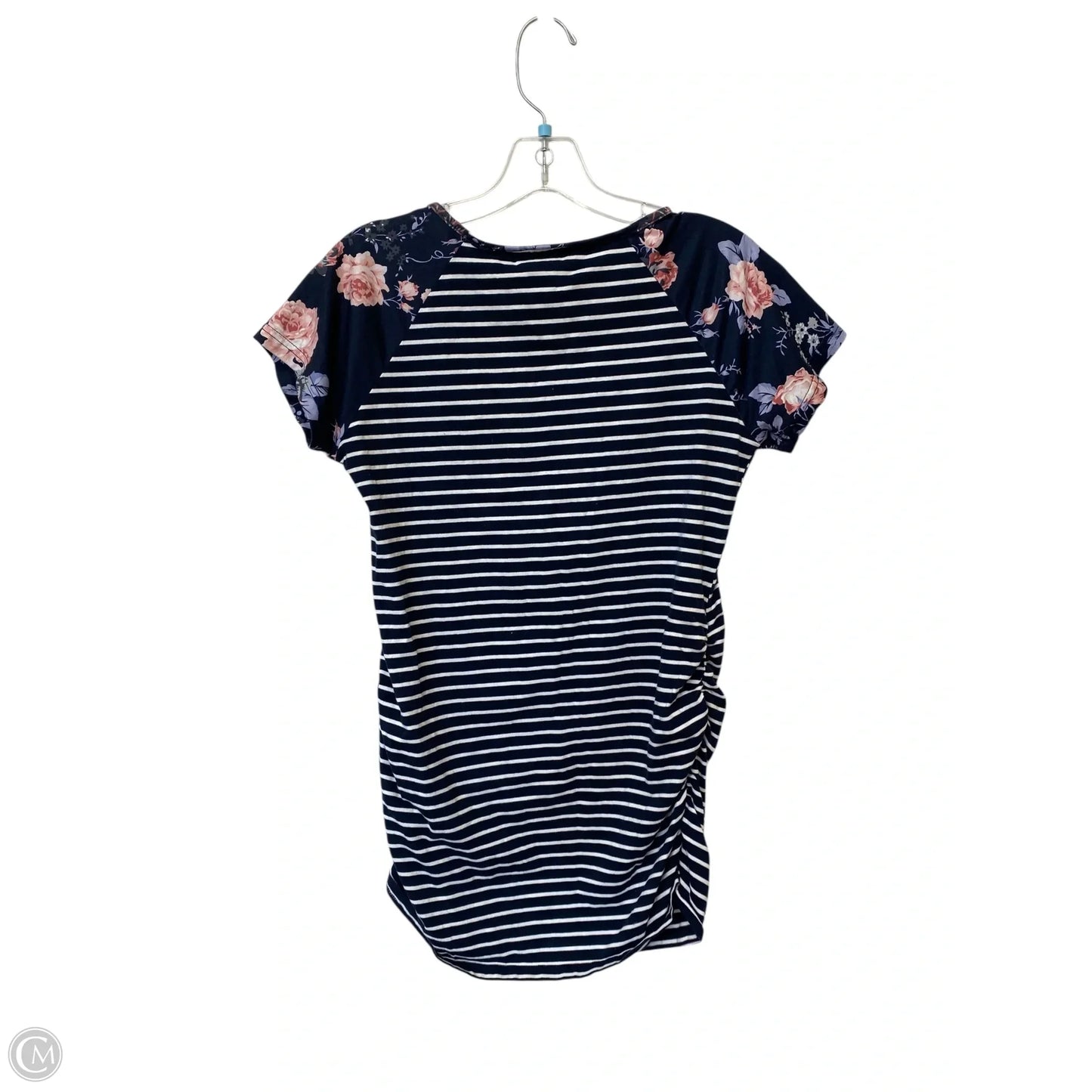 Maternity Top Short Sleeve By Cmf, Size: M