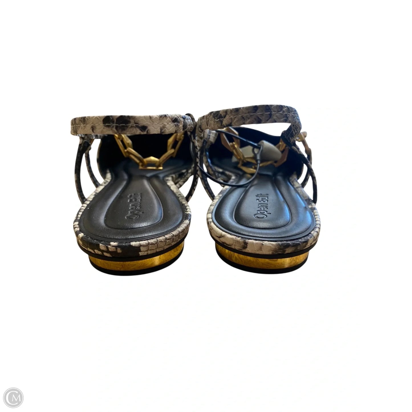 Shoes Flats By Open Edit In Snakeskin Print, Size: 9.5