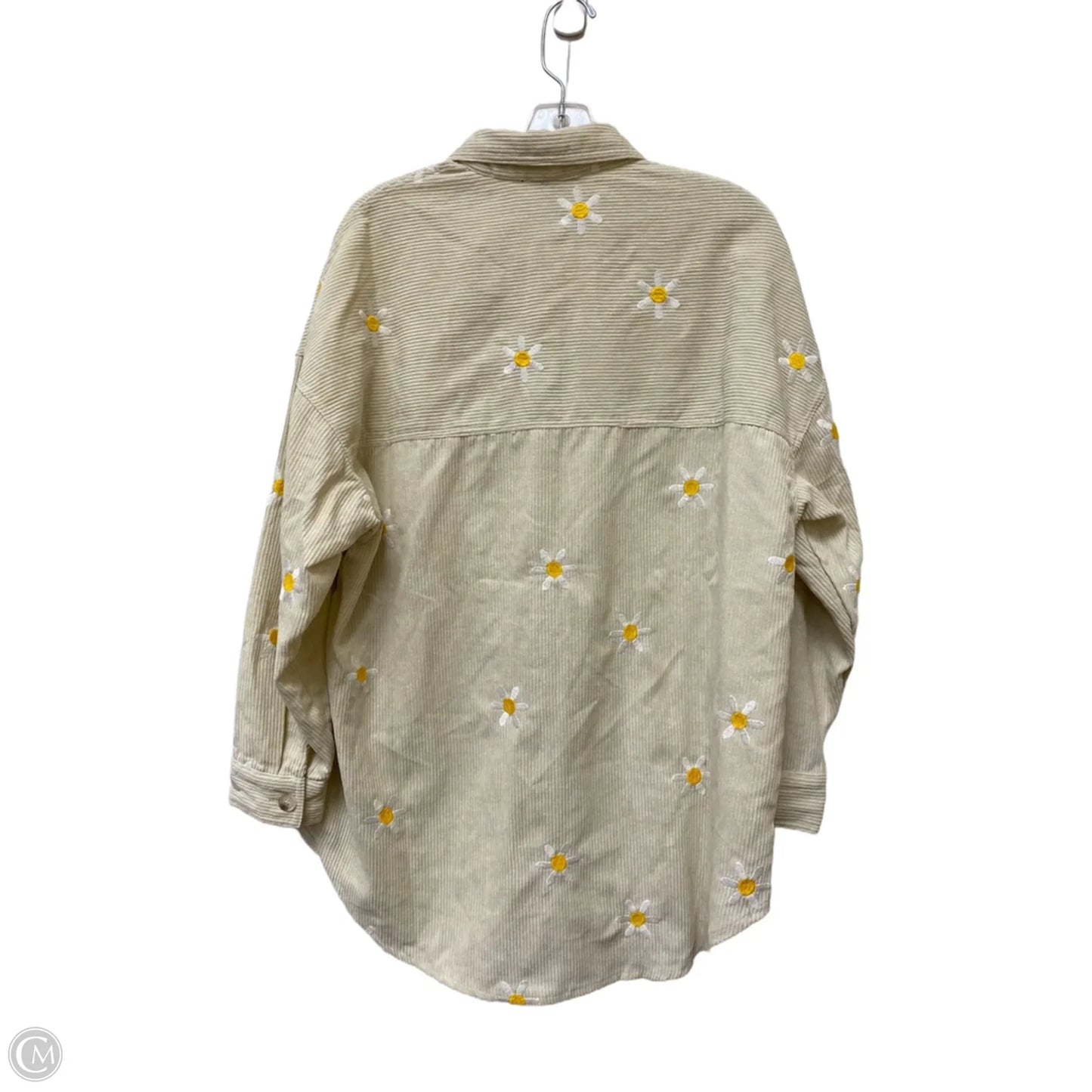 Jacket Shirt By Cmf In Floral Print, Size: S