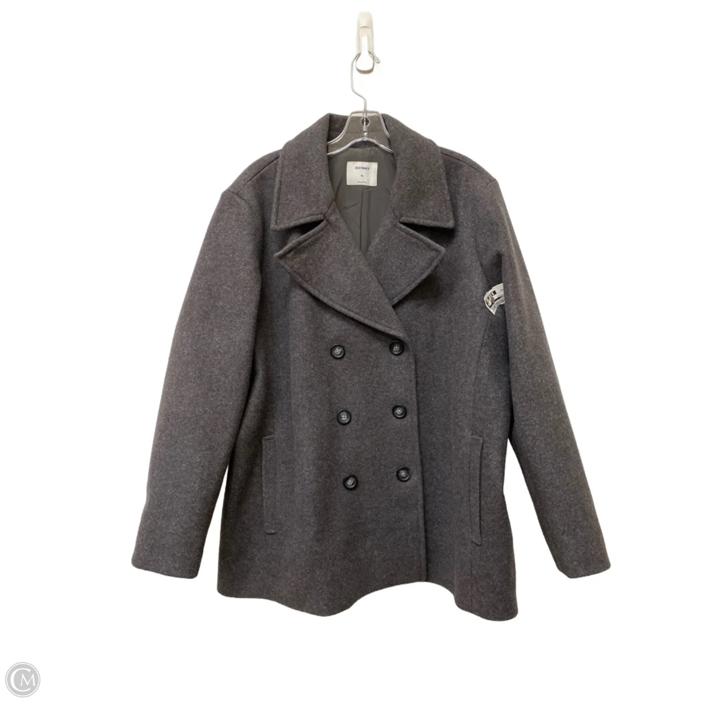 Coat Peacoat By Old Navy In Grey, Size: Xxl