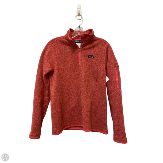 Jacket Fleece By Patagonia In Pink, Size: M