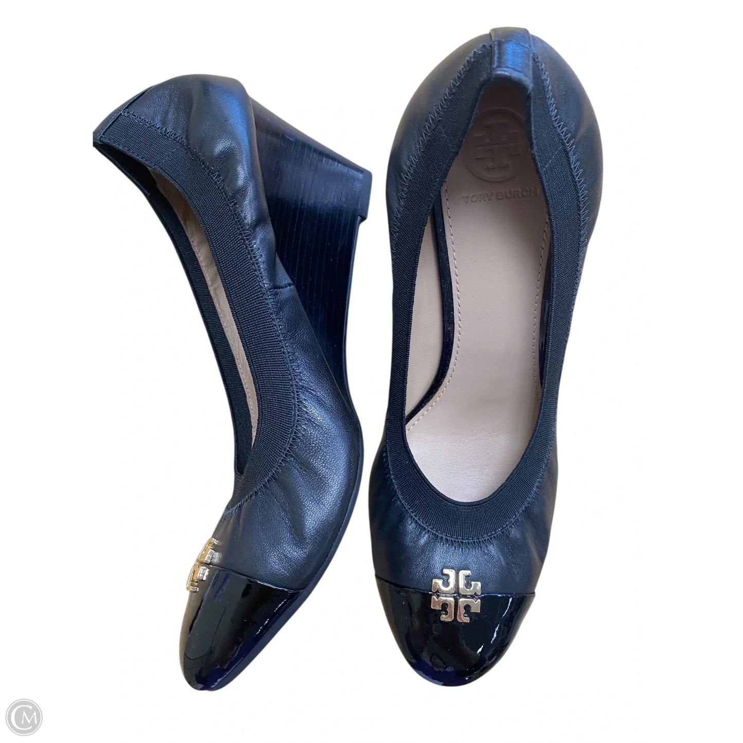 Shoes Designer By Tory Burch In Black, Size: 9.5