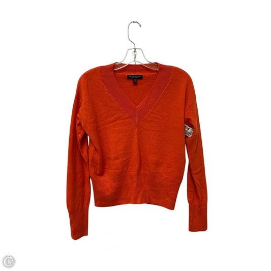 Sweater Cashmere By Banana Republic In Orange, Size: Xs