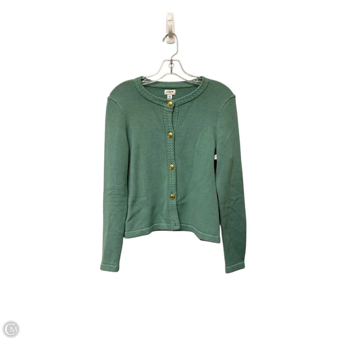 Cardigan By J. Crew In Green, Size: Xs