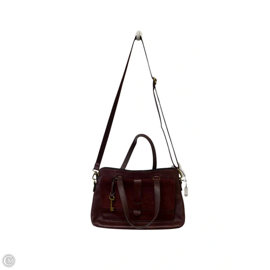 Handbag By Fossil, Size: Medium
