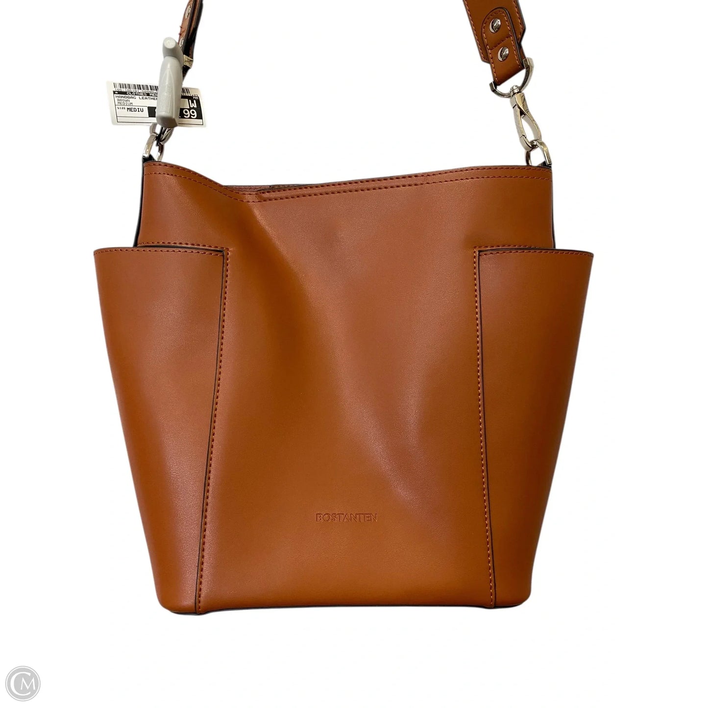 Handbag Leather By Clothes Mentor, Size: Medium