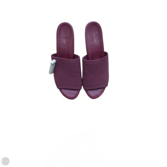 Shoes Heels Block By Vionic In Purple, Size: 9