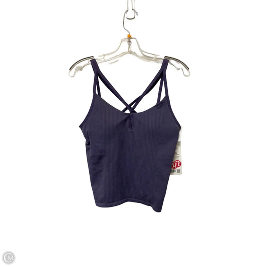 Athletic Tank Top By Lululemon In Purple, Size: 10