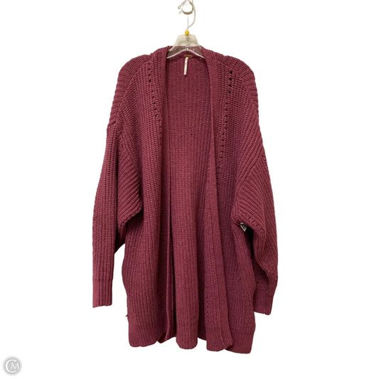 Sweater Cardigan By Free People In Pink, Size: M