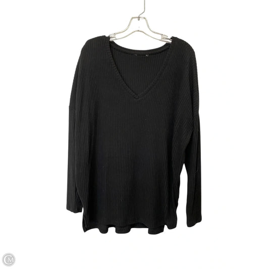 Top Long Sleeve Basic By Cme In Black, Size: M