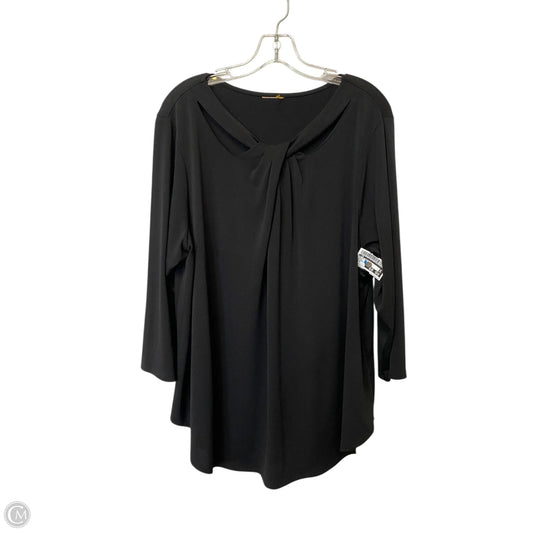 Top Long Sleeve Basic By Cme In Black, Size: M